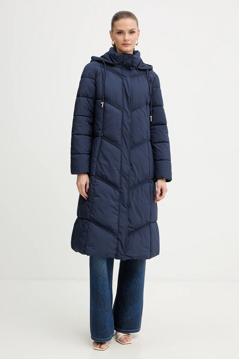 Guess kurtka GLORIA kolor granatowy zimowa W5BLBQ W0712