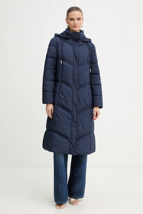 Guess kurtka GLORIA kolor granatowy zimowa W5BLBQ W0712
