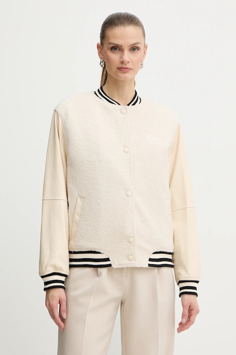 Guess kurtka DANIELLE kolor beżowy przejściowa W5BL27 W2392