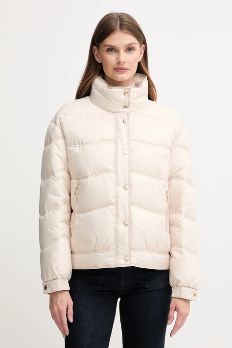 Joop! kurtka kolor beżowy zimowa oversize 30048876