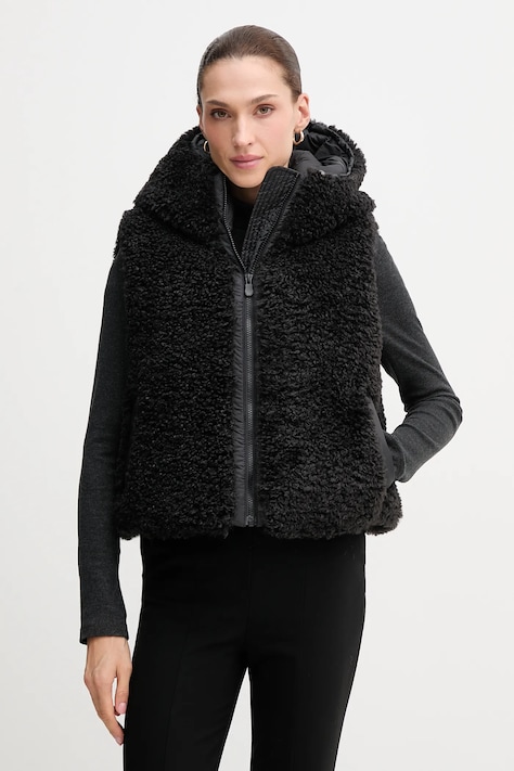 Save The Duck vestă AYLA culoarea negru, de iarnă, D82501W.CURL21