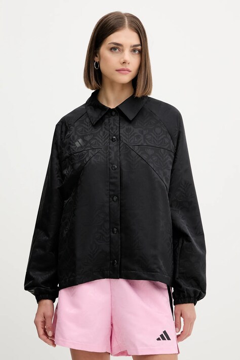 adidas geacă House of Tiro culoarea negru, de tranziție, oversize, JL7647
