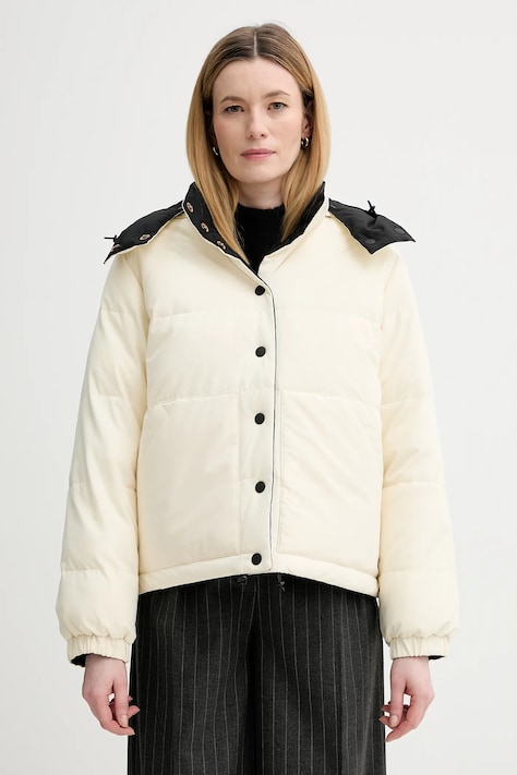 A.P.C. geacă cu două fețe Doudoune Sophie culoarea negru, de iarnă, PSALJ.F30200