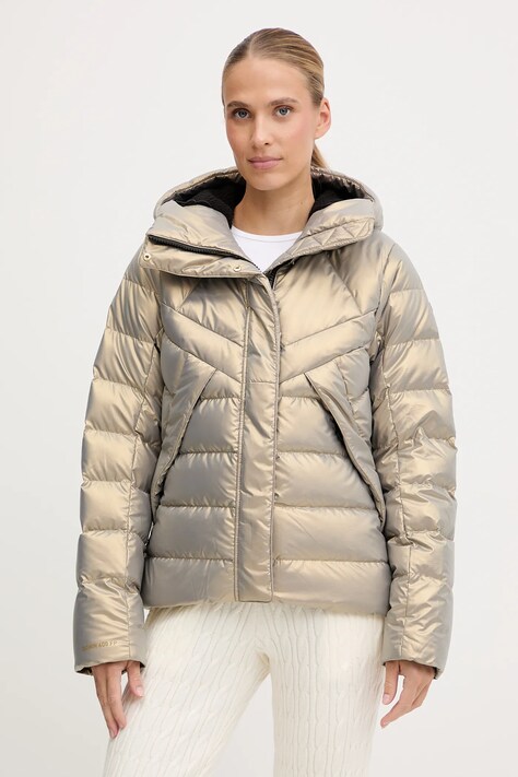 Helly Hansen kurtka puchowa WINTER BLISS kolor złoty zimowa 54459