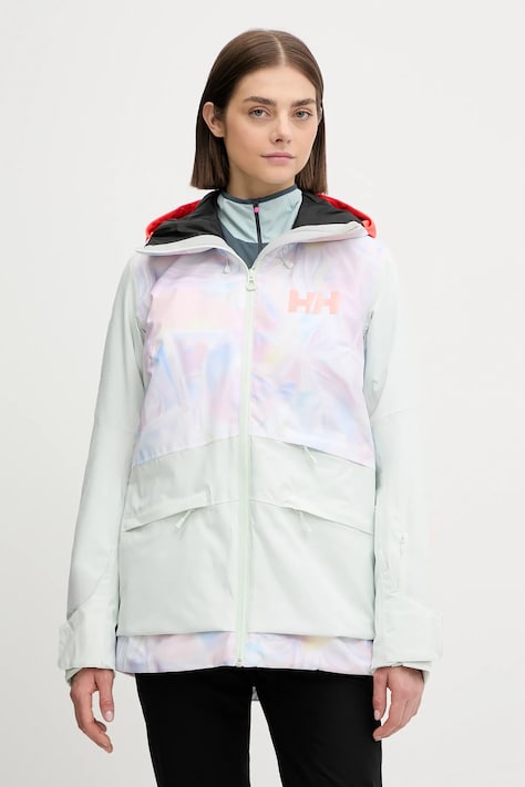 Lyžařská bunda Helly Hansen POWCHASER 2.0 zelená barva, 65923