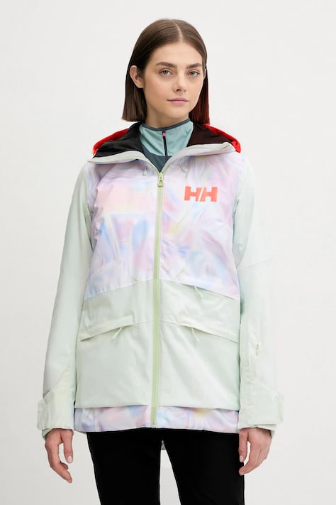 Lyžiarska bunda Helly Hansen POWCHASER 2.0 zelená farba, 65923