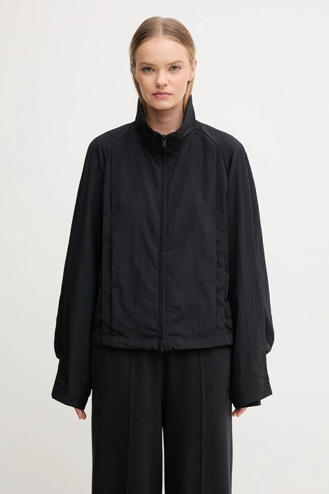 Y-3 kurtka Cropped kolor czarny przejściowa KC8356