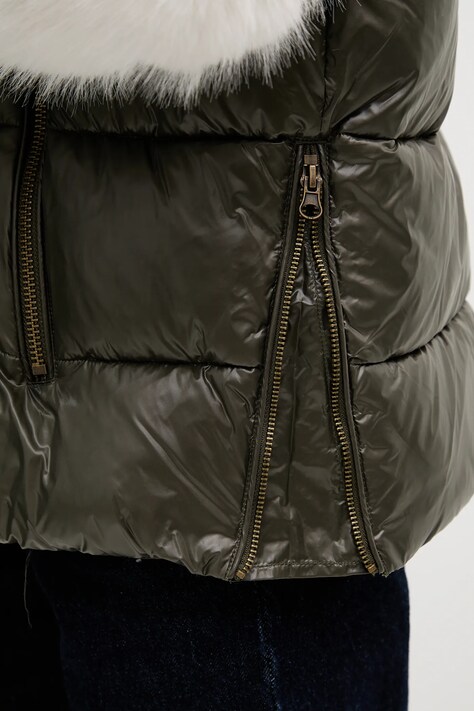 Куртка Blauer DOVE — AW25-KUD0RK, зелений — фото 5