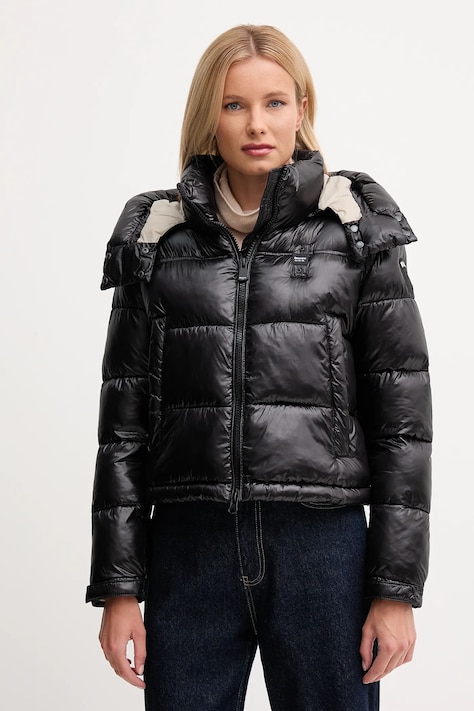 Куртка Blauer GLORIA колір чорний зимова BLDC02170