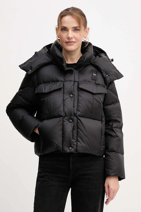 Blauer kurtka puchowa LAVAL kolor czarny zimowa BLDC03169