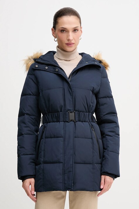 Pepe Jeans geacă culoarea bleumarin, de iarna, PL4024336