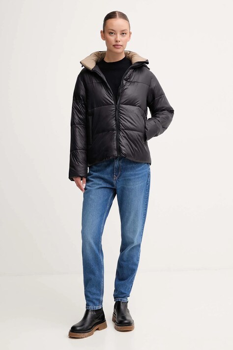 Μπουφάν Pepe Jeans χρώμα: μαύρο, PL4024339
