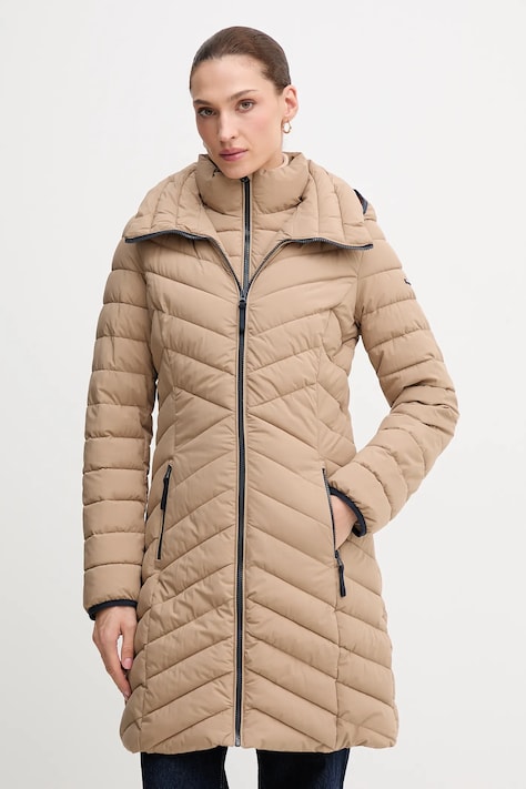 Pepe Jeans geacă culoarea bej, de iarna, PL4024356