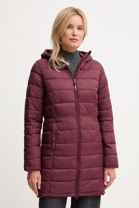 Pepe Jeans kurtka kolor bordowy przejściowa PL4024372