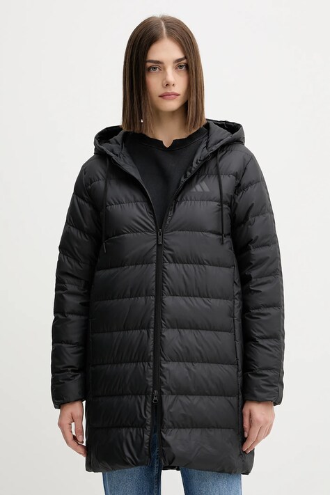 adidas geacă de puf Essentials culoarea negru, de iarna, JM4086