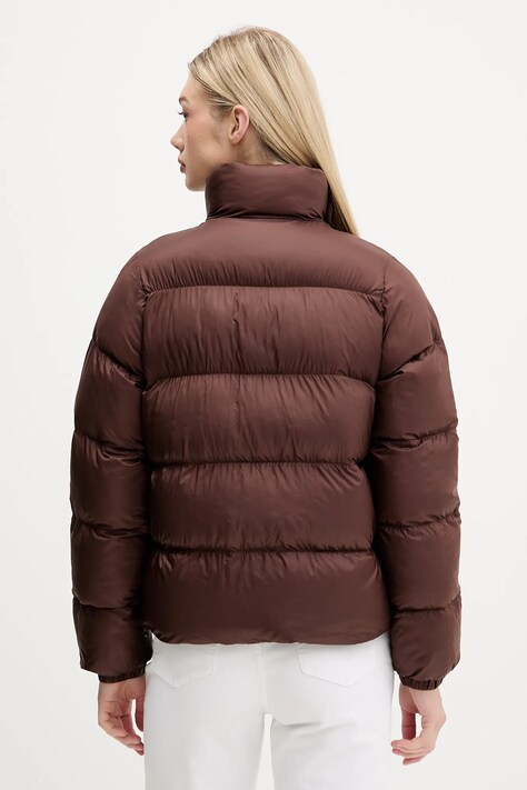 adidas Originals geacă Short Puffer culoarea maro, de iarnă, JX2948