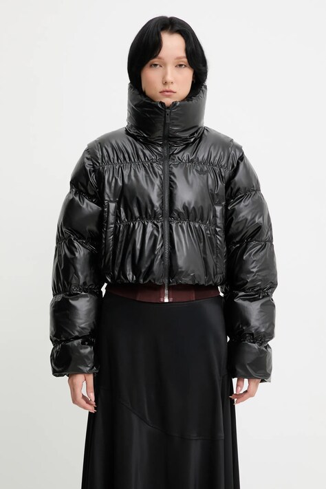 Bunda adidas Originals Essentials černá barva, zimní, JX2988