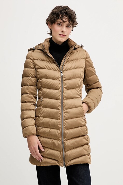 Geox kurtka ZOSMA kolor brązowy zimowa W5628T T3274