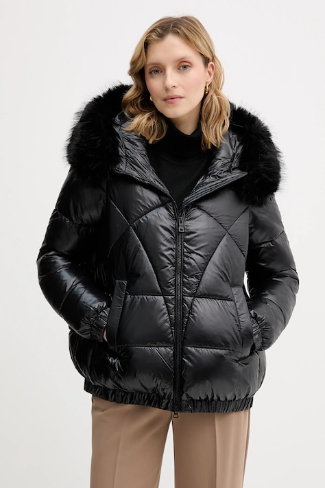 Geox kurtka BACKSIE kolor czarny zimowa W5628S T3121