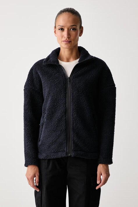 Jack Wolfskin Bluza rozpinana damska polarowa STONE LITE granatowa A65072