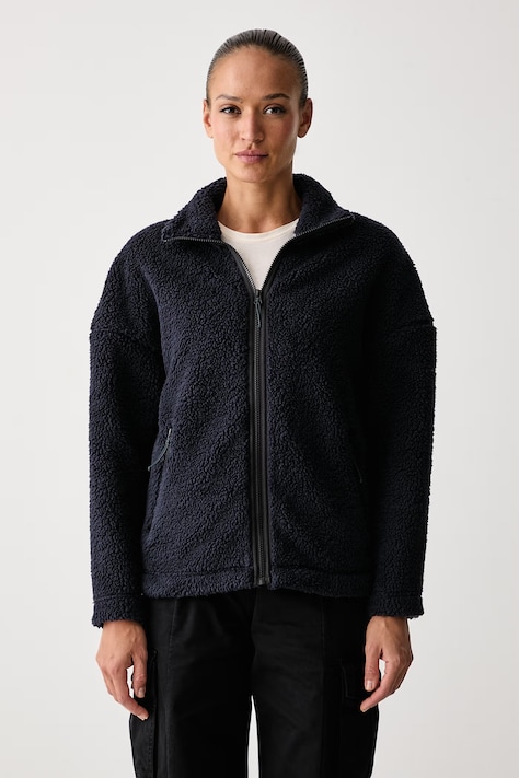 Jack Wolfskin Bluza rozpinana damska polarowa STONE LITE granatowa A65072