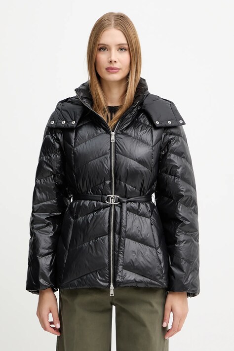 Liu Jo geacă de puf culoarea negru, de iarnă, MF5022 T2709