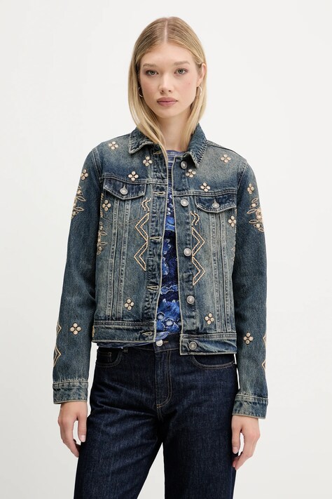 Desigual geacă jeans ESPEJOS de tranziție, 25WWED11
