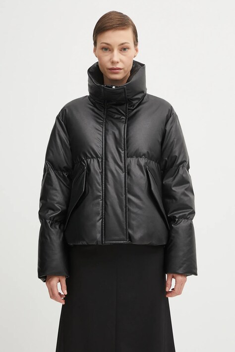 MM6 Maison Margiela kurtka puchowa kolor czarny zimowa oversize S52AM0338.S53057.900