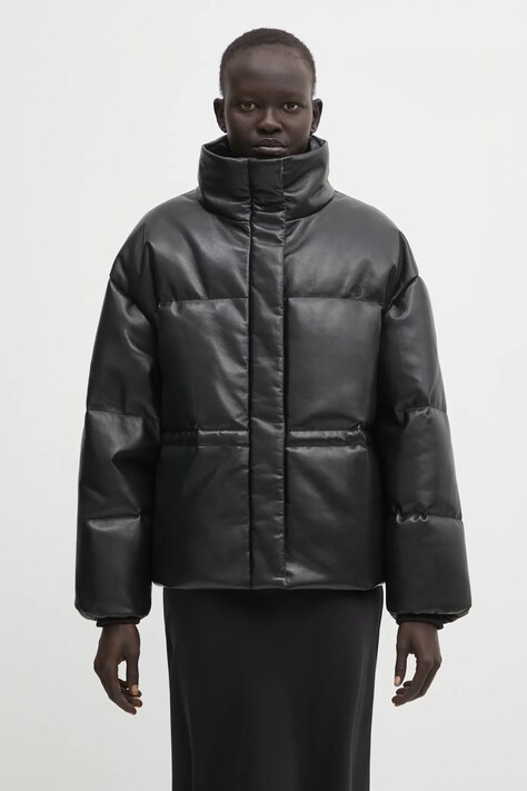 Пухова куртка Anine Bing oslo колір чорний зимова oversize A.01.11721