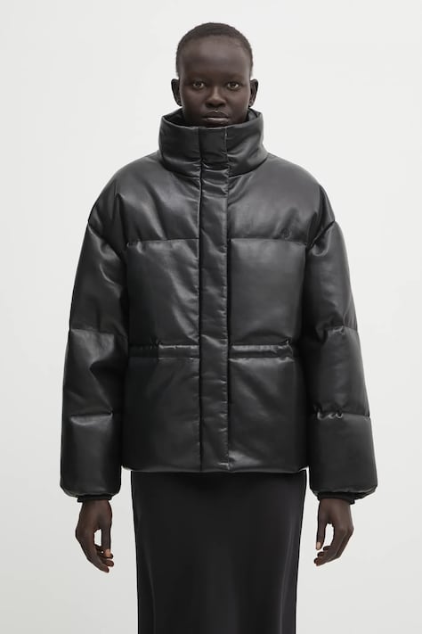 Пухова куртка Anine Bing oslo колір чорний зимова oversize A.01.11721