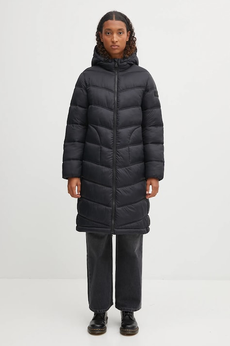 Napapijri geacă A-Ega culoarea negru, de iarnă, NP0A88XF9411
