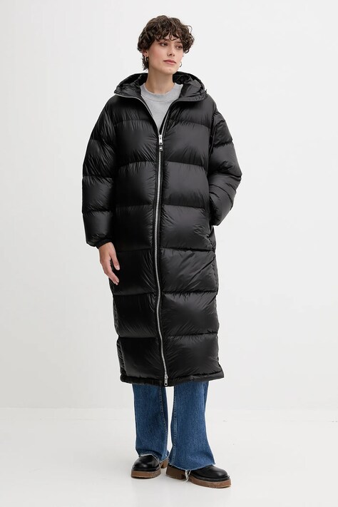 Пухова куртка Tommy Hilfiger колір чорний зимова WW0WW46543