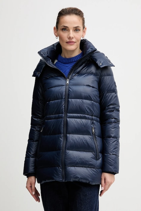 Μπουφάν με επένδυση από πούπουλα Tommy Hilfiger χρώμα: ναυτικό μπλε, WW0WW47355