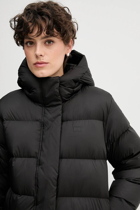 Tommy Hilfiger kurtka puchowa kolor czarny zimowa WW0WW45739