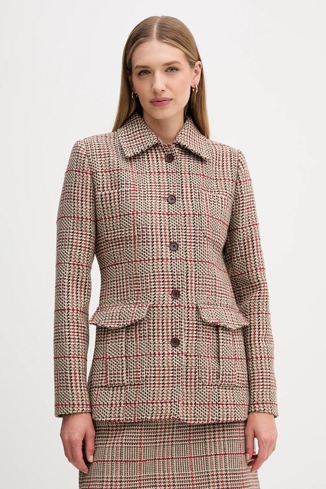 Палто с вълна Tommy Hilfiger в кафяво  WW0WW46656