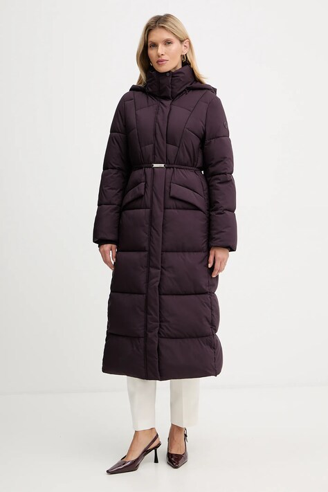 BOSS geacă culoarea violet, de iarnă, 50546844
