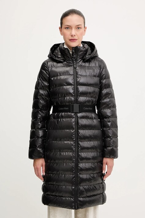 Яке Calvin Klein в черно зимен модел LV044D543G