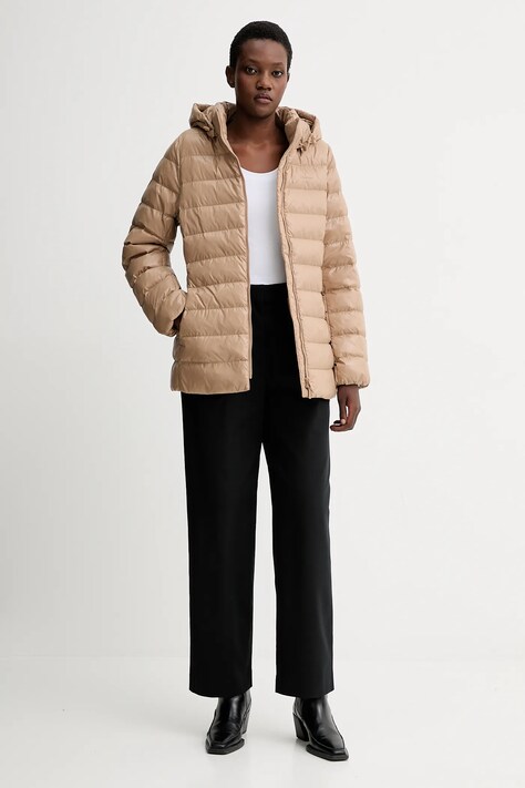 Jakna Calvin Klein bež barva, LV044D542G
