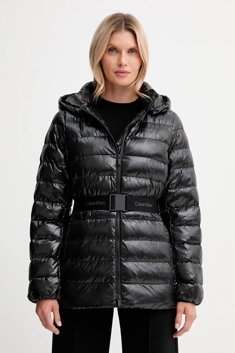 Calvin Klein kurtka kolor czarny zimowa LV044D542G