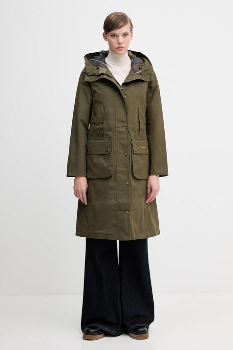 Куртка Barbour BAMBURGH колір зелений демісезонна LWB0926