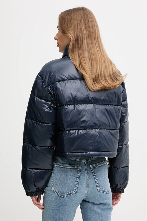 Calvin Klein Jeans kurtka kolor granatowy zimowa LV047D504G