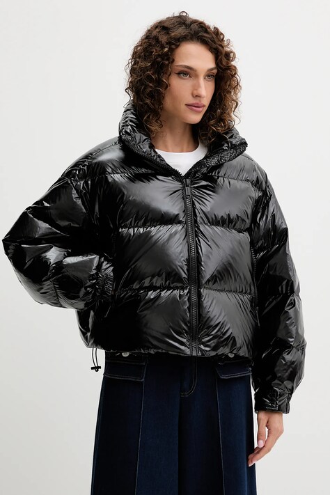 MICHAEL Michael Kors geacă de puf culoarea negru, de iarnă, oversize, MF520ITJT9