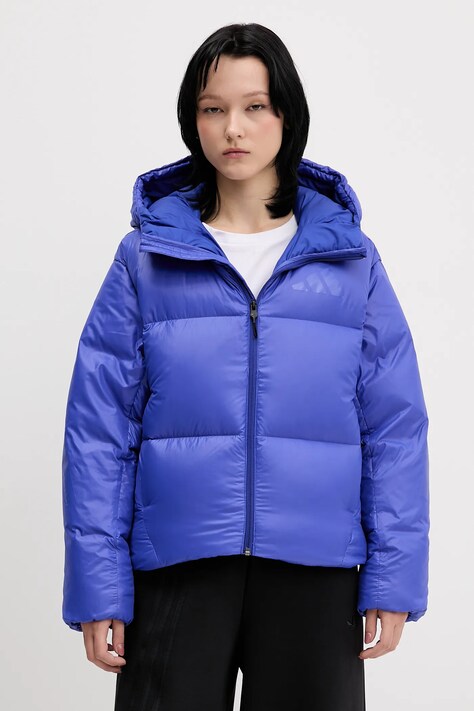 adidas kurtka puchowa adidas x Z.N.E kolor niebieski zimowa JW1517