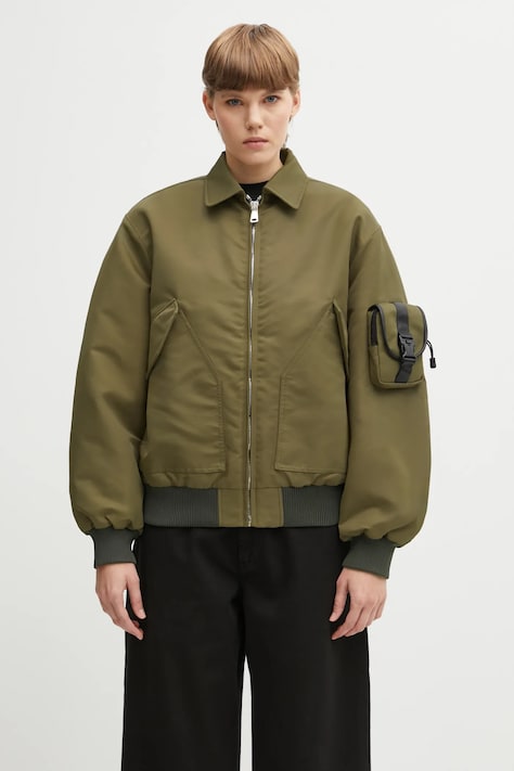 Coperni giacca Bomber colore verde COPBL32F3003