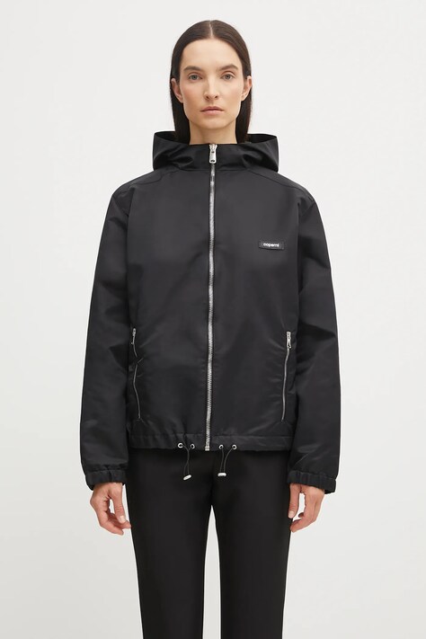 Bunda Coperni Horn čierna farba, prechodná, COPOW13F3003