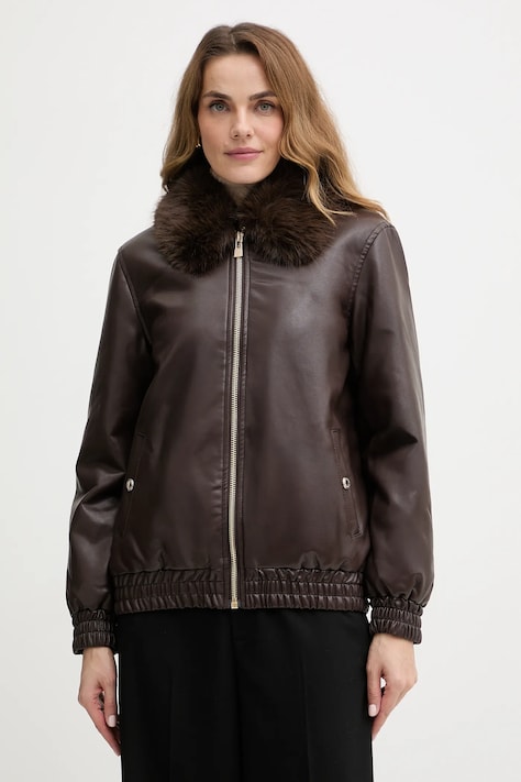 Morgan kurtka kolor brązowy przejściowa GEMPER