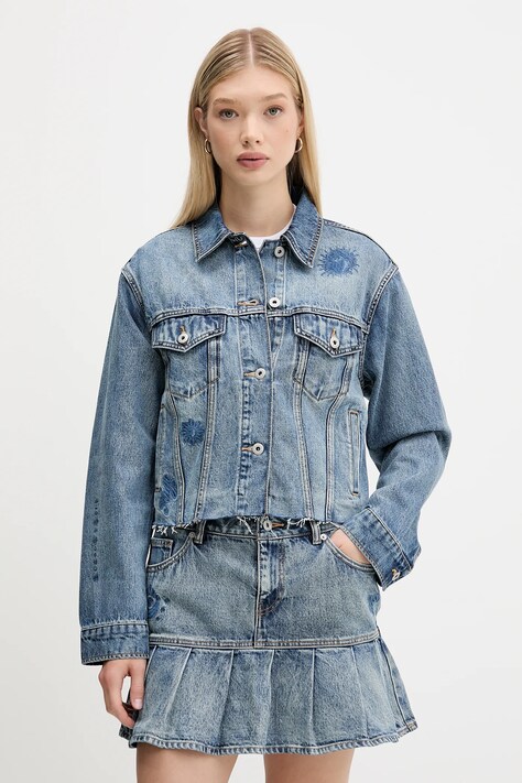 Hugo Blue geacă jeans de tranziție, 50546316