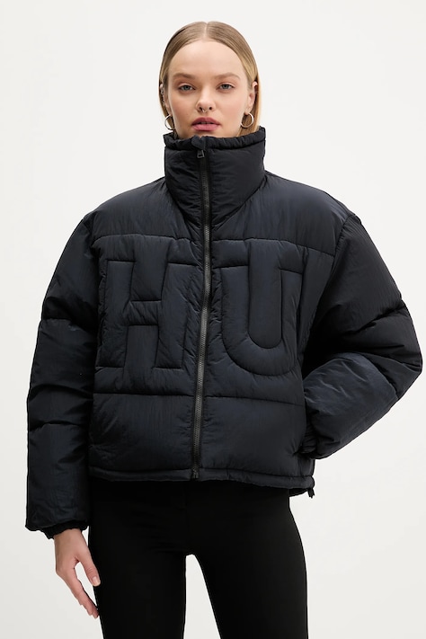 Hugo Blue geacă culoarea negru, de iarnă, 50546372