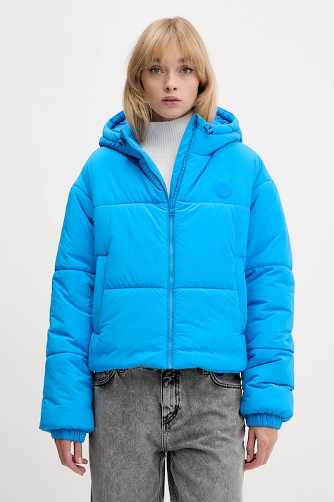 Bunda Hugo Blue modrá barva, zimní, oversize, 50547675