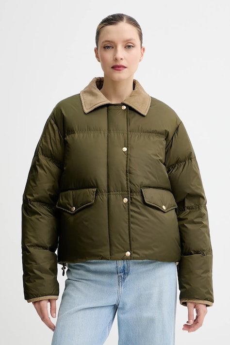 Marc O'Polo geacă de puf culoarea verde, de iarnă, oversize, 509111970099